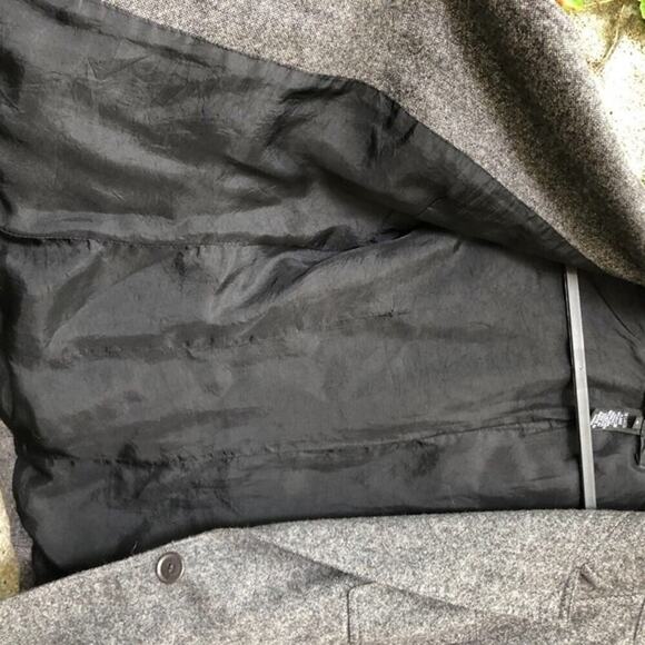 Club Monaco Wool Blazer Front Flap Pocket Grey 0 - Picture 5 of 7